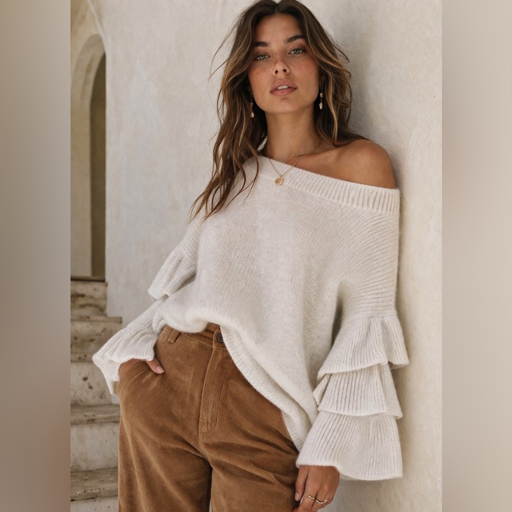 Wishlist | Oversized Tiered Statement Sleeve Sweater